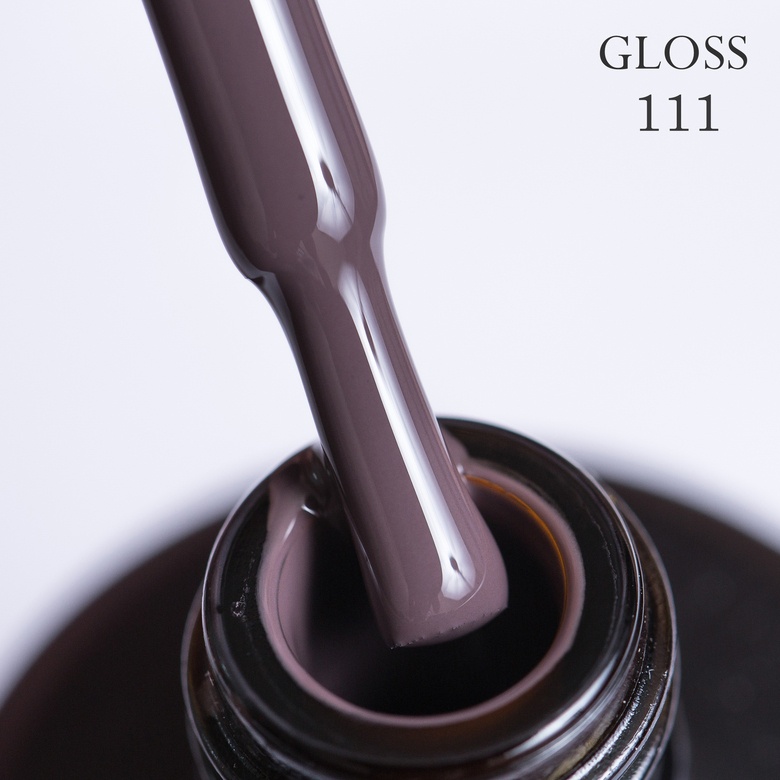 Gel polish GLOSS 111 (taupe), 11 мл
