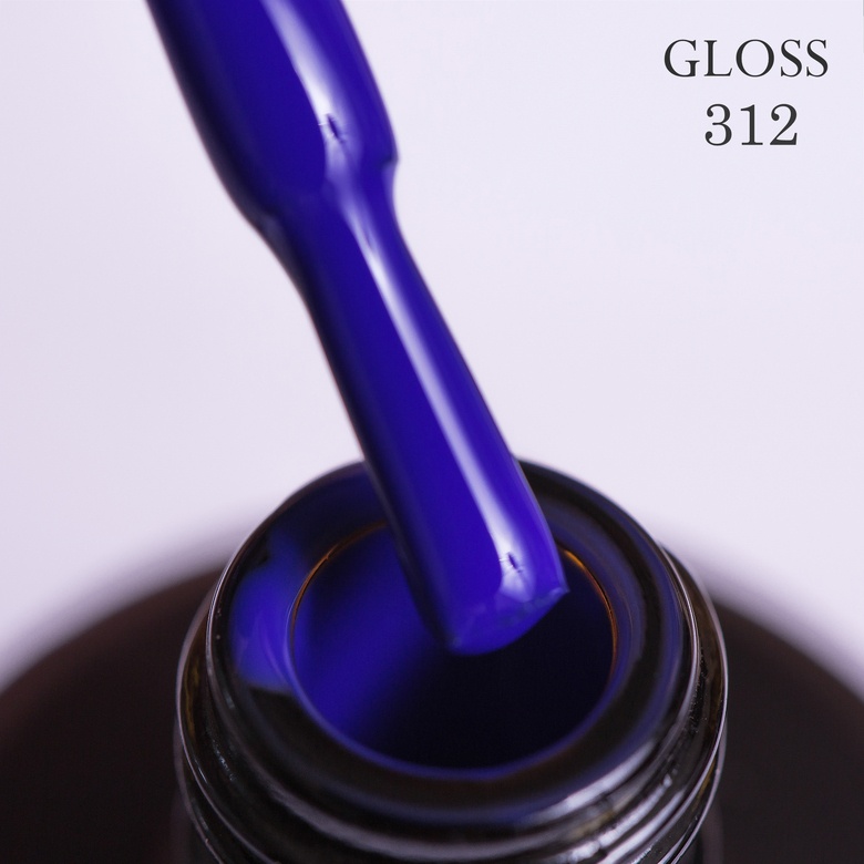 Gel polish GLOSS 312 (indigo), 11 ml