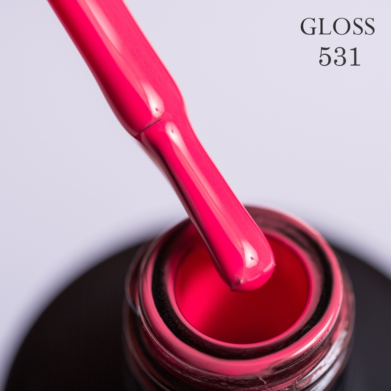 Gel polish GLOSS 531 (pink-coral), 11 ml
