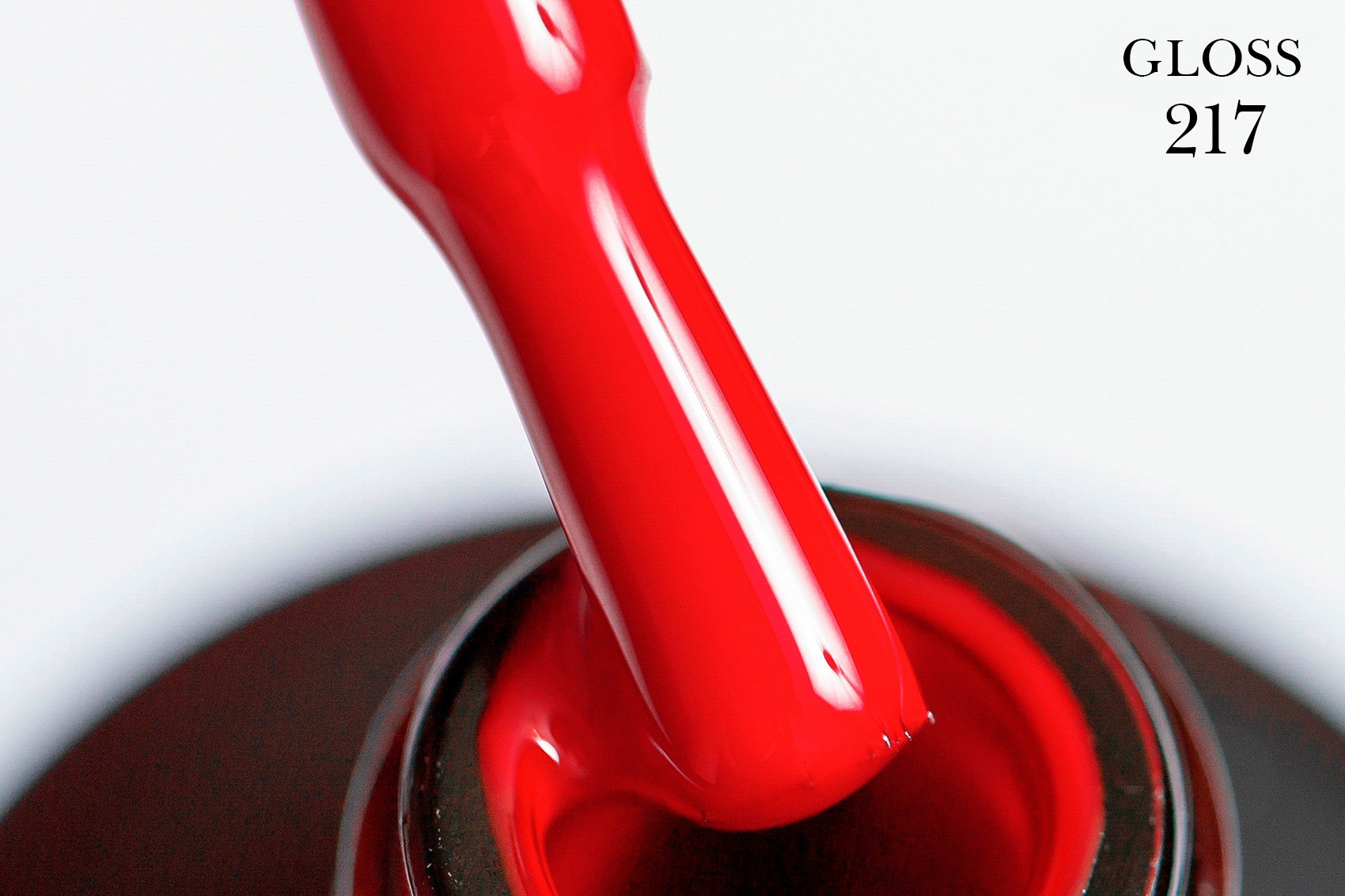 Gel polish GLOSS 217 (dark red), 11 ml