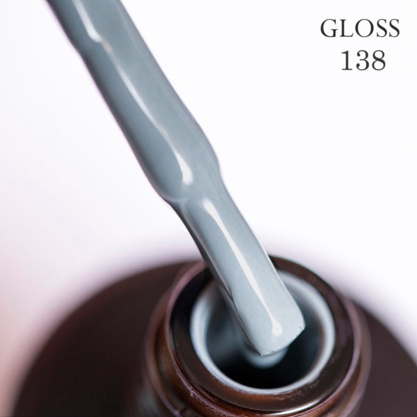 Gel polish GLOSS 138 (blue-grey), 11 ml