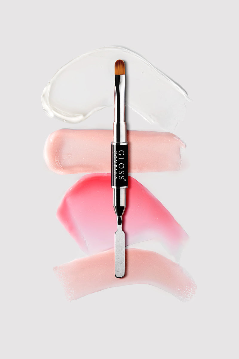 GLOSS professional nail brushes — builder gel and detail brushes for nail techs