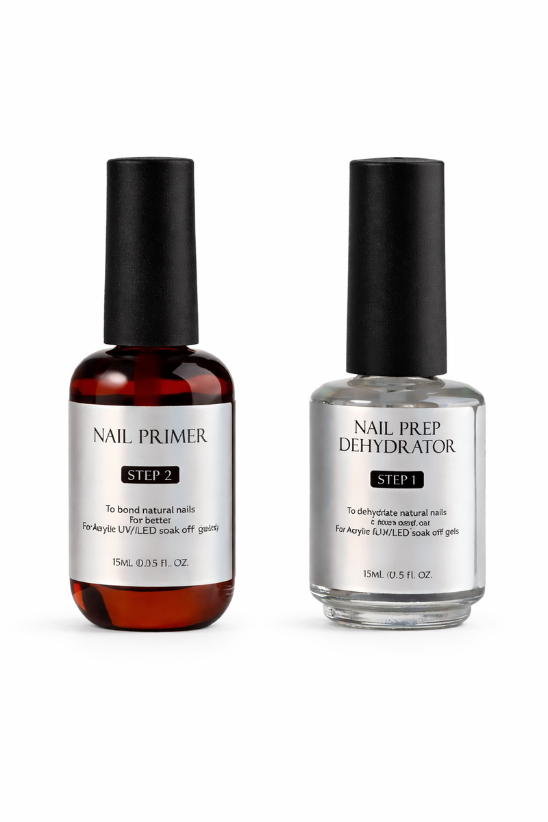 GLOSS professional nail primer and dehydrator — prep liquids for lift-free gel manicures