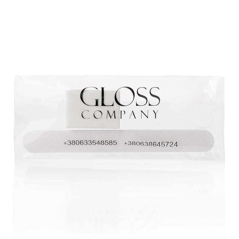 GLOSS disposable nail files in packaging — professional single-use salon tools