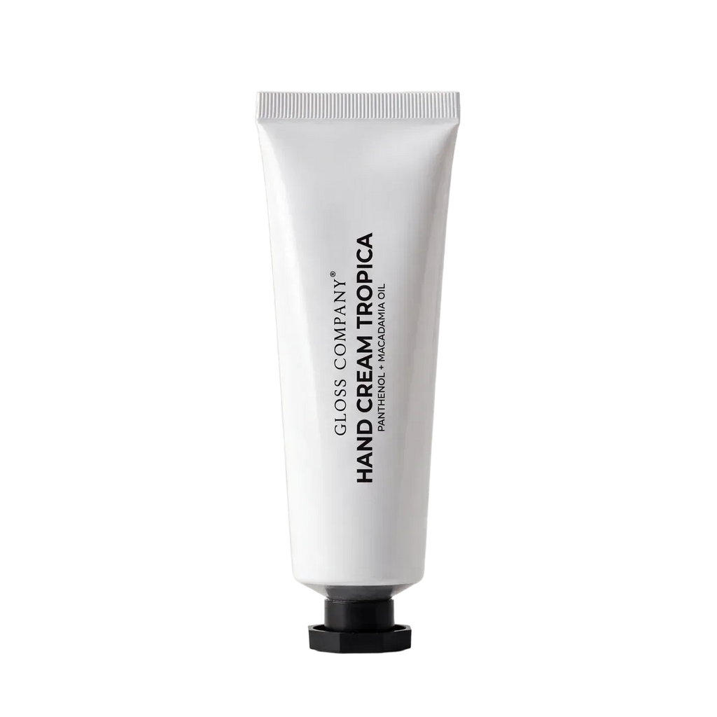 GLOSS Hand Cream Trio: Hand Cream Tropica, 30 ml tube with panthenol and macadamia oil