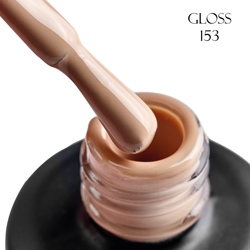 Gel polish GLOSS 153 (warm-beige), 11 ml