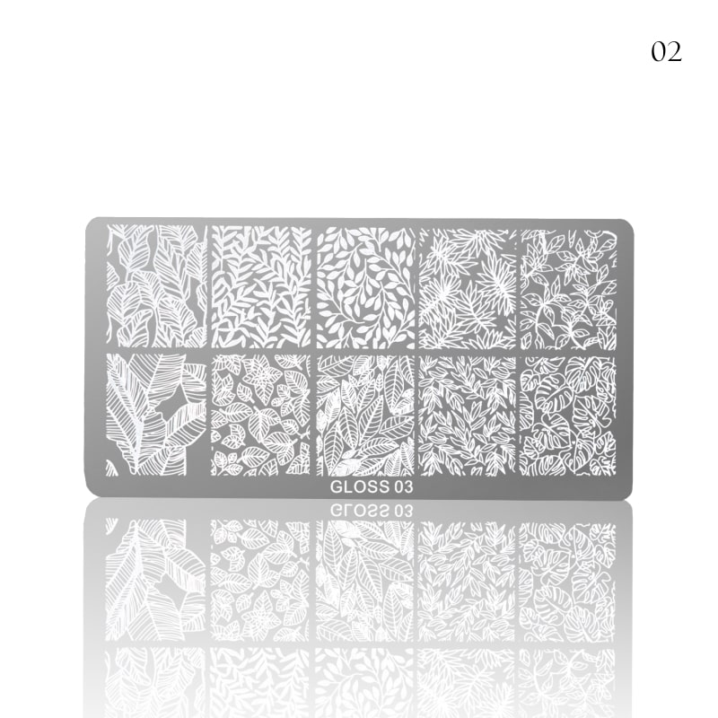 Stamping plate GLOSS 03