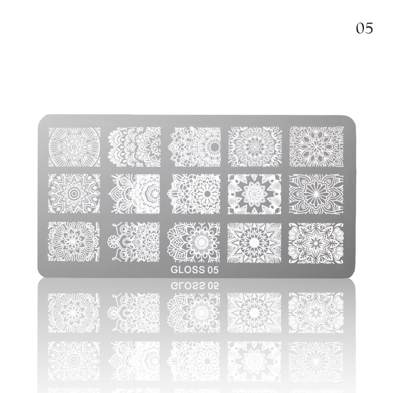 Stamping plate GLOSS 05