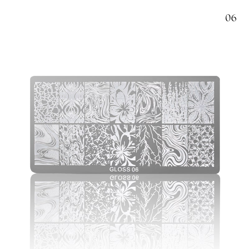 Stamping plate GLOSS 06