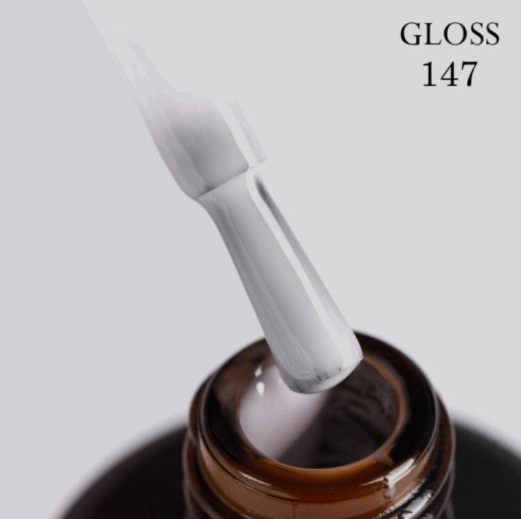 Gel polish GLOSS 147 (milky), 11 ml